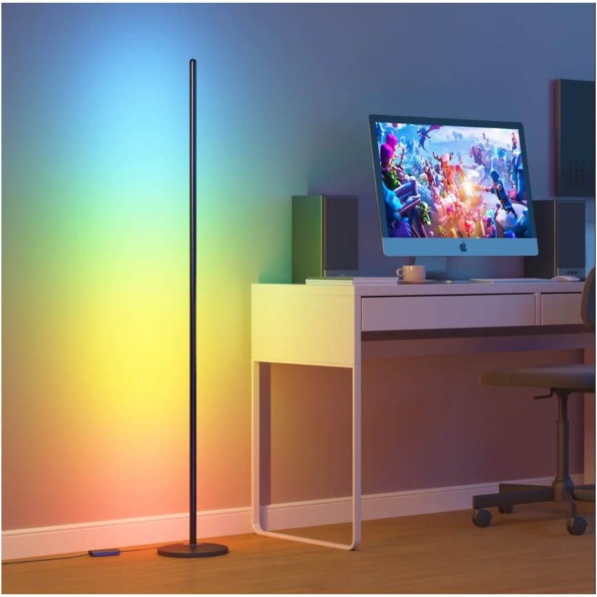 Govee - RGBICW Smart Canto Floor Lamp Wi-Fi
