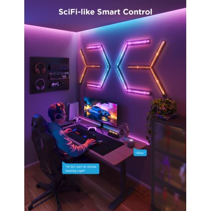 Govee - Smart Gaming (4+1) iluminação de parede RGBIC Wi-Fi