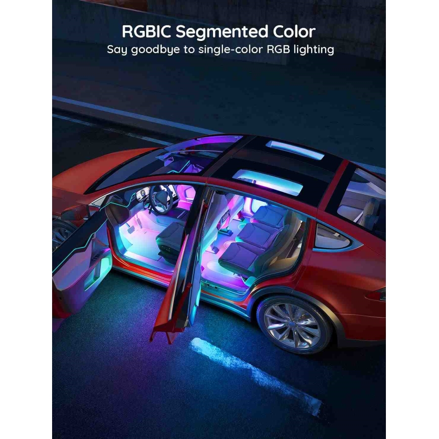 Govee - Smart LED tiras para carros - RGBIC