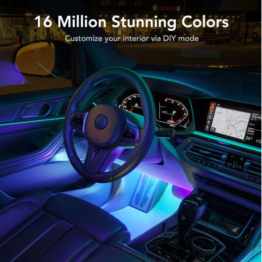 Govee - Smart LED tiras para carros - RGBIC