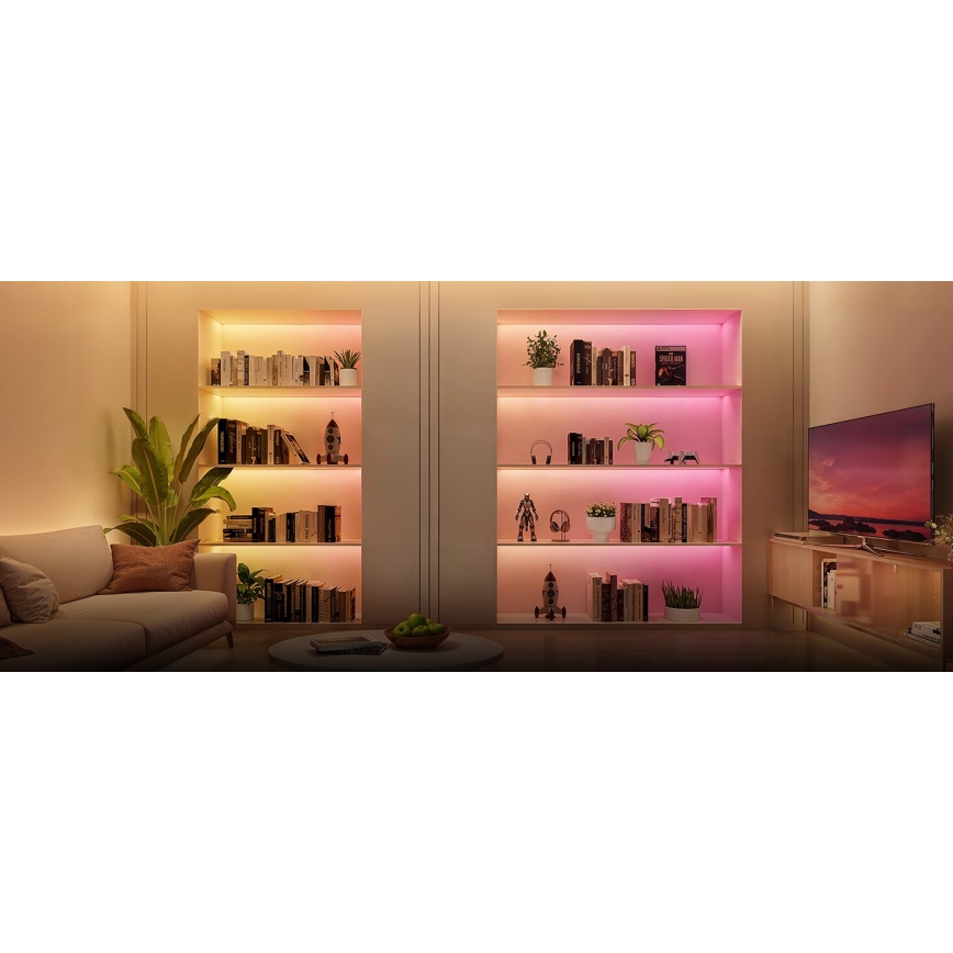 Govee - Tira de Iluminação LED RGBWWIC com regulação 2 Pro 5m Wi-Fi Matter