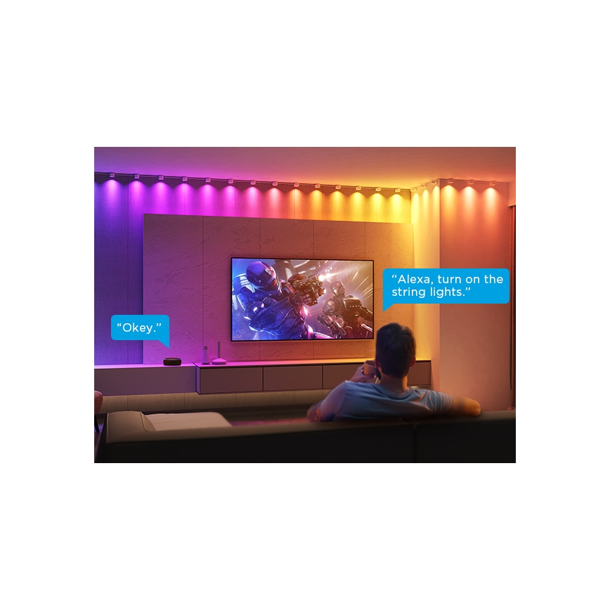 Govee - Tira de luz LED RGBIC 3m Wi-Fi