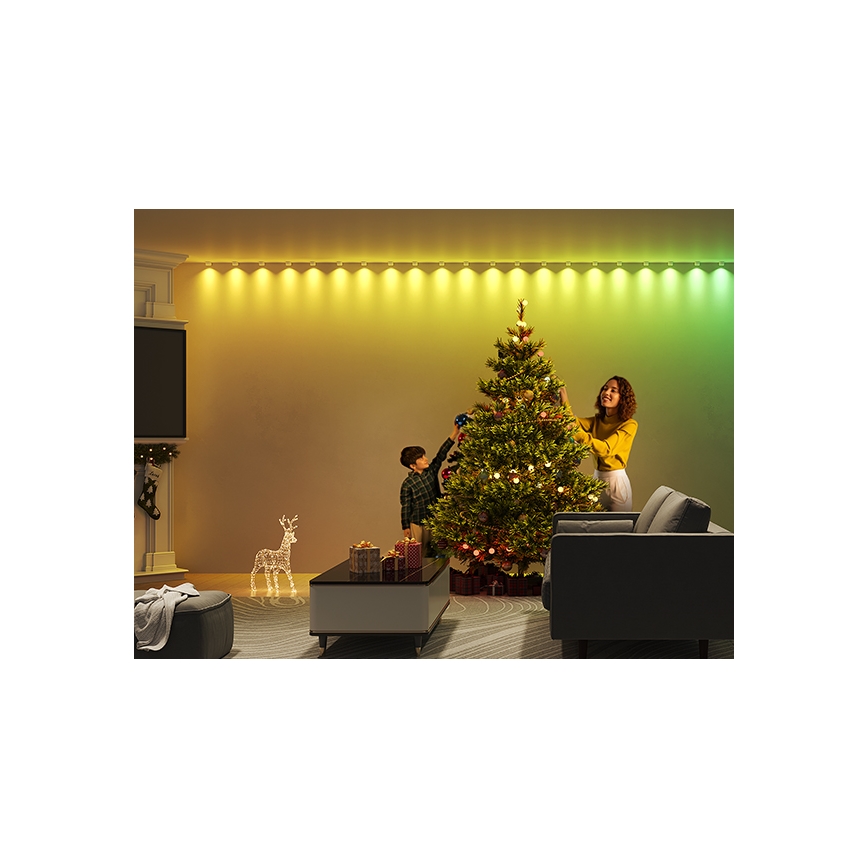 Govee - Tira de luz LED RGBIC 3m Wi-Fi