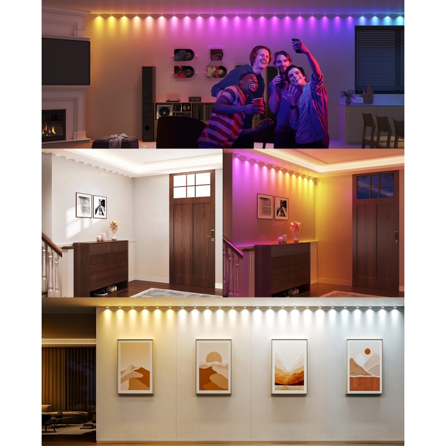 Govee - Tira de luz LED RGBIC 3m Wi-Fi