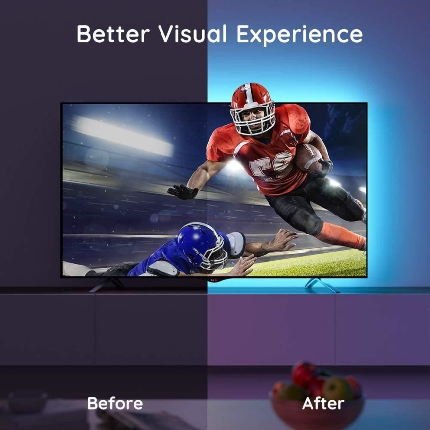Govee - TV 46-60 SMART LED retroiluminação RGB + controlo remoto