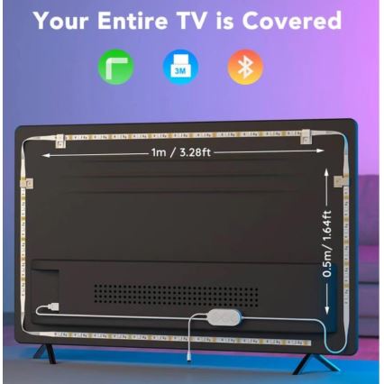 Govee - TV 46-60 SMART LED retroiluminação RGB