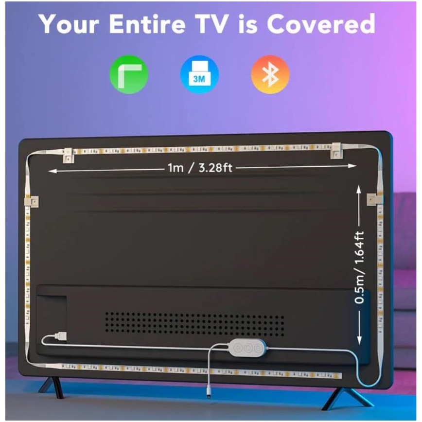Govee - TV 46-60 SMART LED retroiluminação RGB
