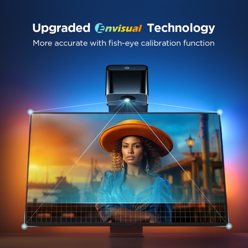 Govee - TV Backlight 3 Lite TV 40-50" SMART LED retroiluminação RGBICW Wi-Fi IP67 +RC