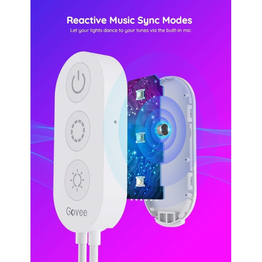 Govee - Wi-Fi RGBIC Smart PRO Tira LED 5m - extra durável