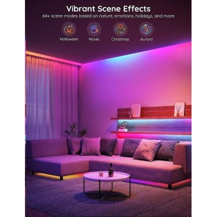 Govee - Wi-Fi RGBIC Smart PRO Tira LED 5m