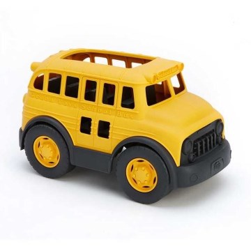Green Toys - Autocarro escolar amarelo/preto