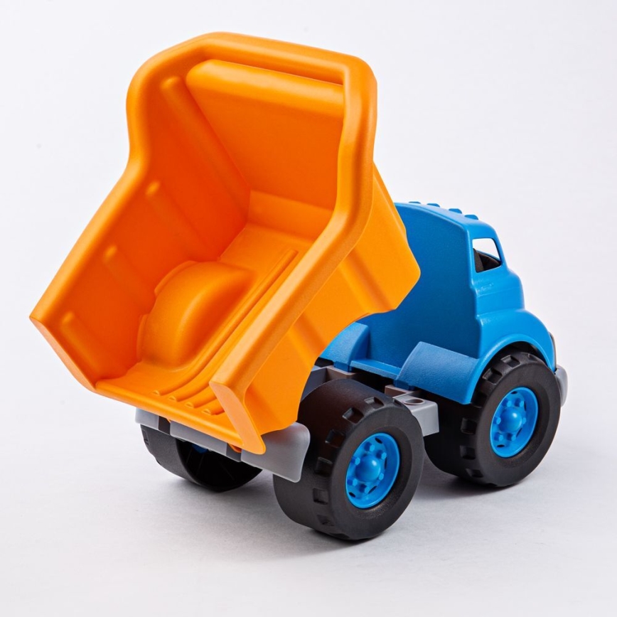 Green Toys - Camião de descarga laranja/azul