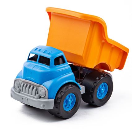 Green Toys - Camião de descarga laranja/azul