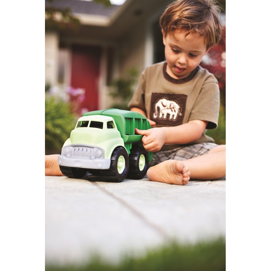 Green Toys - Camião do lixo para reciclagem verde