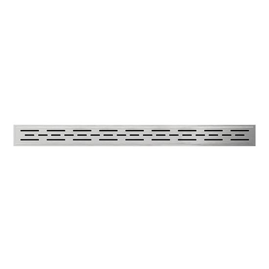 Grelha de escoamento 90 cm aço inoxidável/prateado