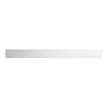 Grelha para calha 78x1,8 cm aço inoxidável/prateada