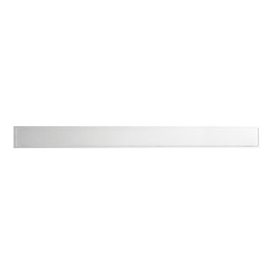 Grelha para calha 78x1,8 cm aço inoxidável/prateada