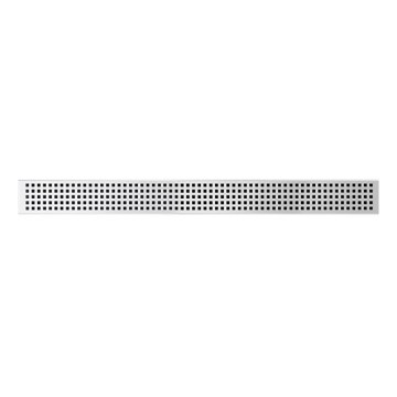 Grelha para canaleta 59,5x2,3 cm inox/prateada