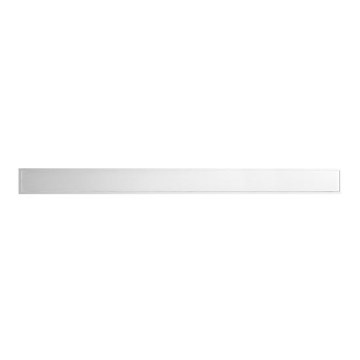 Grelha para canaleta 89,5x2,3 cm aço inoxidável/prateada