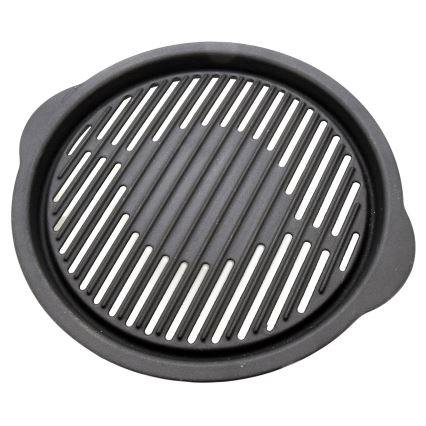 Grelhador de carvão vegetal de mesa 4xAA/USB preto