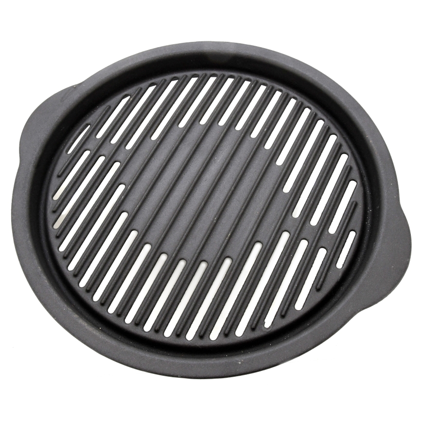 Grelhador de carvão vegetal de mesa 4xAA/USB preto
