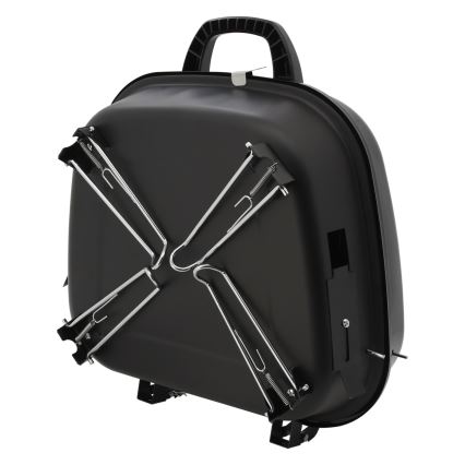 Grelhador de carvão vegetal portátil preto