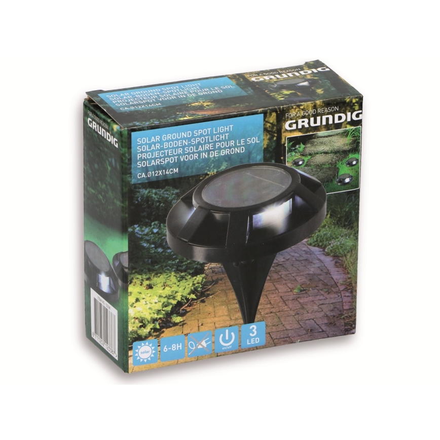Grundig 12338 - Iluminação solar LED 3xLED/1xAAA