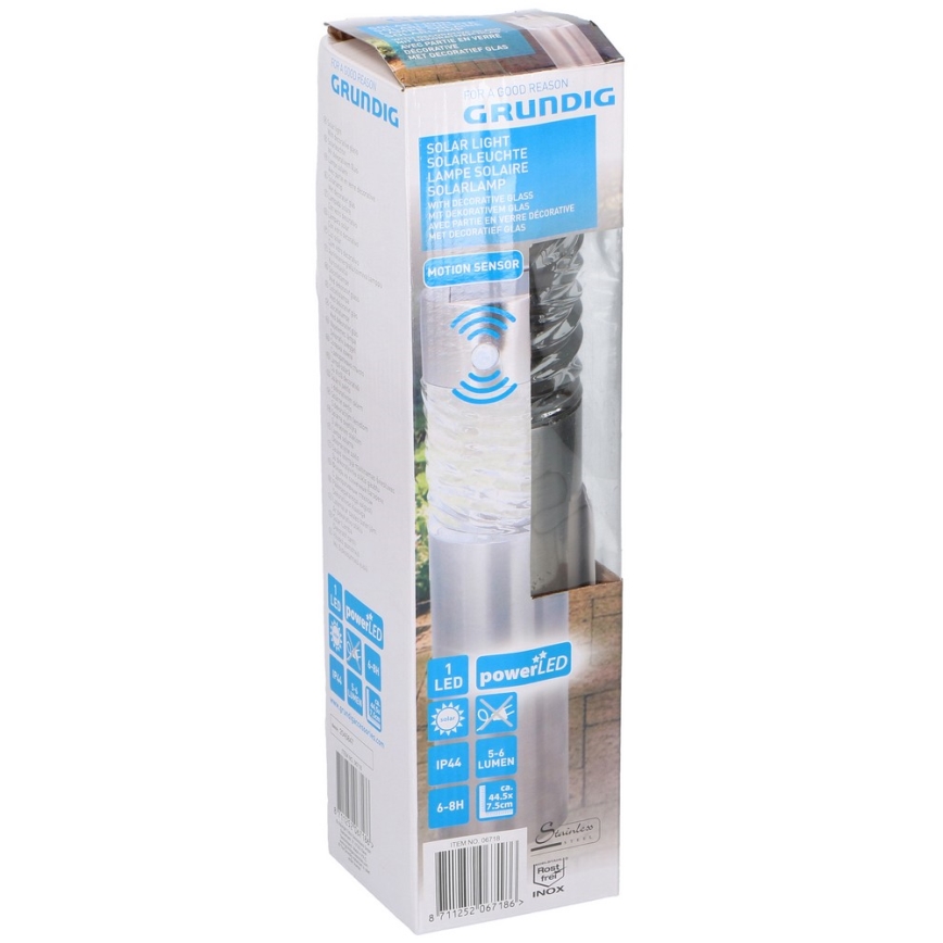 Grundig 14 - Candeeiro solar LED 1xLED IP44