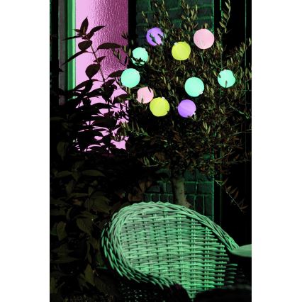 Grundig 14106 - Corrente solar LED 2,4m 10xLED/1,2V