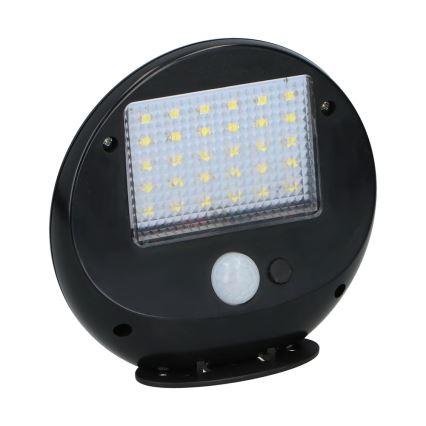 Grundig - CONJUNTO 2x Luminária de parede solar LED com sensor de movimento e crepúsculo LED/3,2V 600 mAh