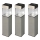Grundig 90048 - CONJUNTO 3x Candeeiros solar LED/5,5x28cm