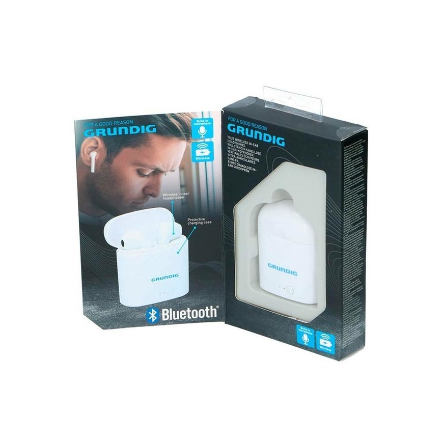 Grundig - Auriculares sem fios Bluetooth