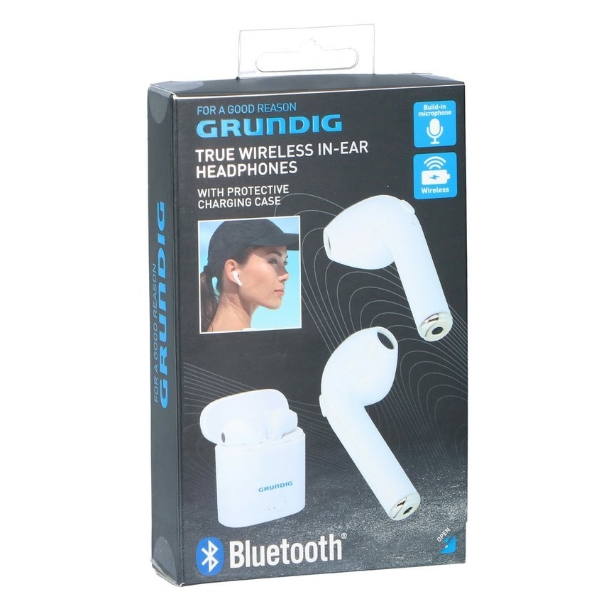Grundig - Auriculares sem fios Bluetooth