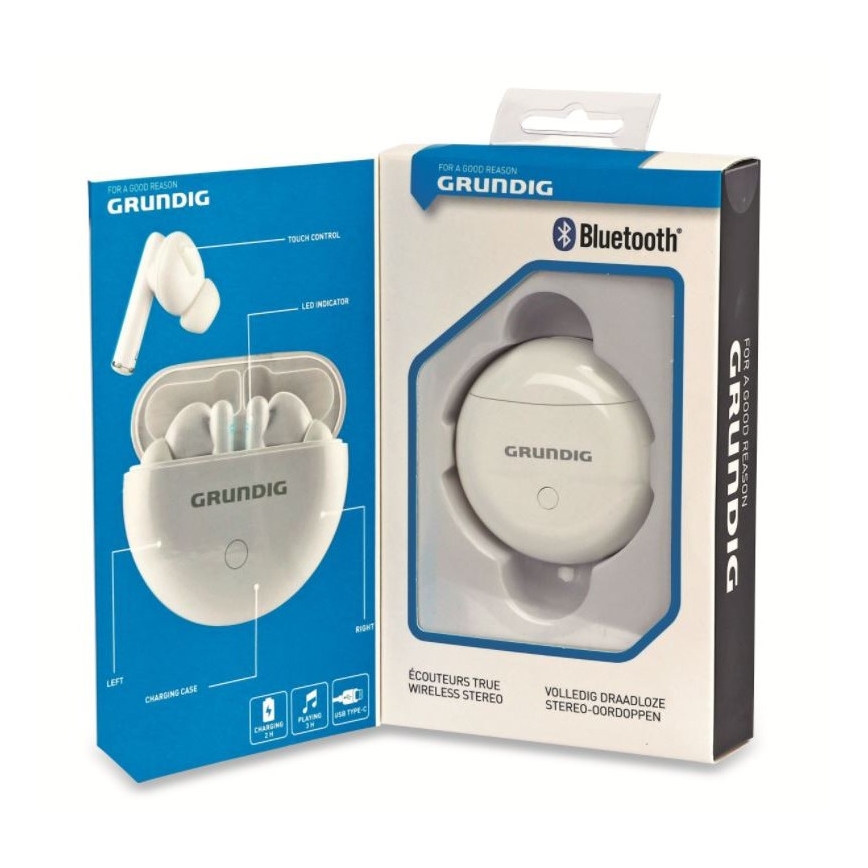 Grundig - Auscultadores sem fios Bluetooth