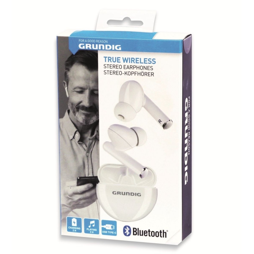 Grundig - Auscultadores sem fios Bluetooth