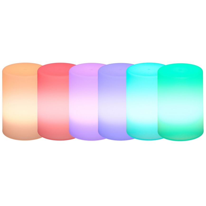 Grundig - Candeeiro de mesa LED RGB com regulação LED/3xAAA + controlo remoto