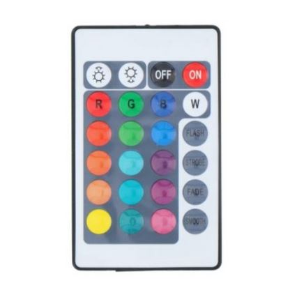 Grundig - Candeeiro de mesa LED RGB com regulação LED/3xAAA + controlo remoto