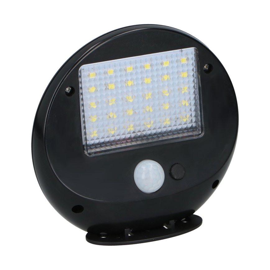 Grundig - CONJUNTO 2x Candeeiros de parede LED solar com sensor de movimento e anoitecer LED/3,2V 600 mAh