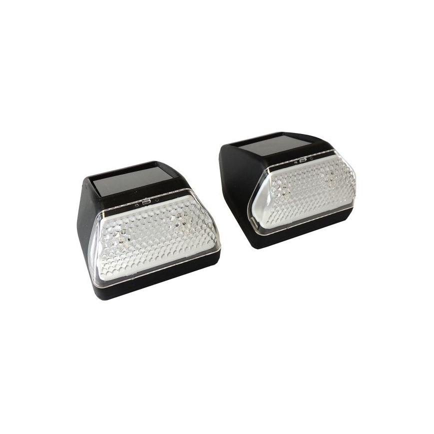 Grundig - CONJUNTO 2x Luz de parede solar LED 2xLED/1xAA IP44