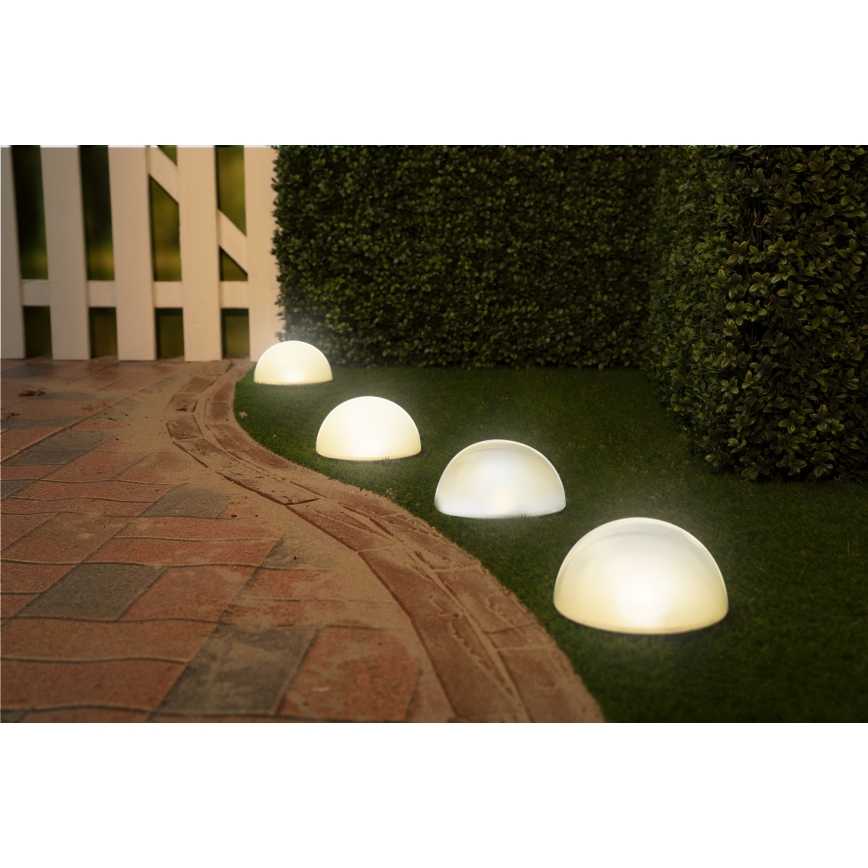 Grundig - CONJUNTO 5x Luzes LED RGBW solares LED/3,2V IP44