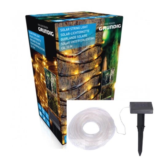 Grundig - Corrente solar LED 10m