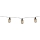 Grundig - Corrente solar LED 10xLED 3,8m IP44 branco quente