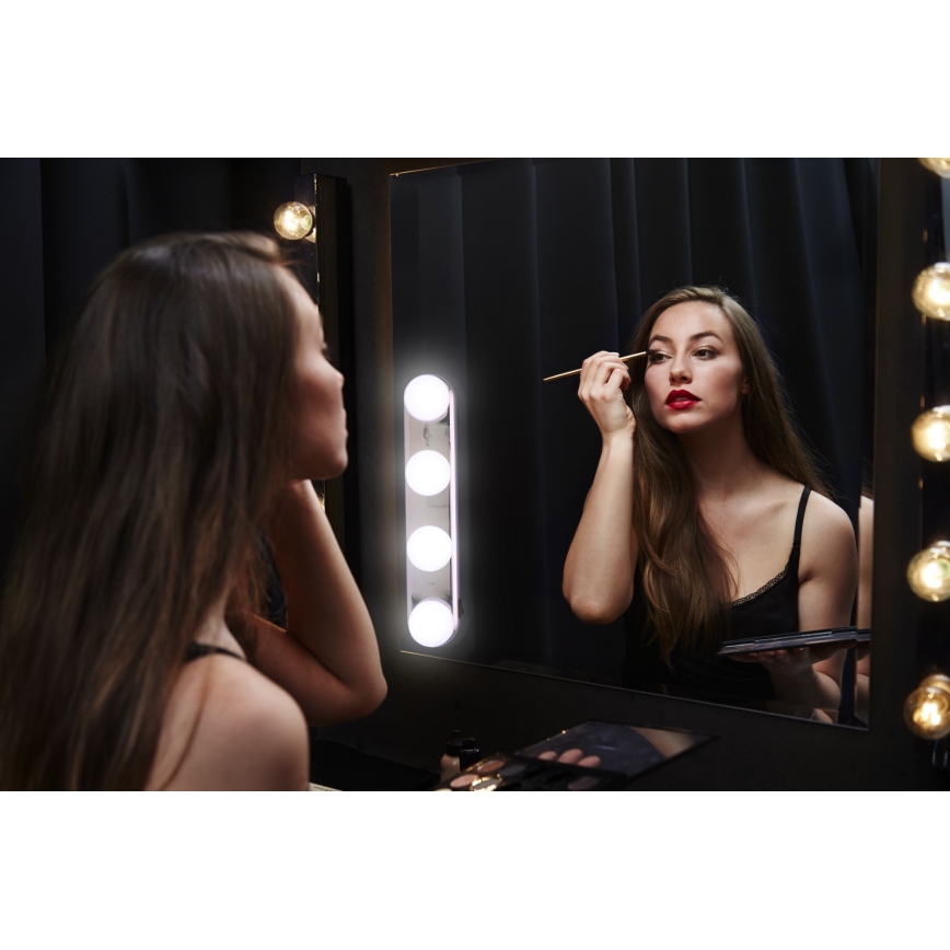 Grundig - Iluminação de espelho LED 4xLED/4xAA
