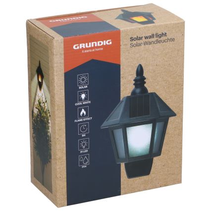 Grundig - Iluminação de parede solar LED LED/1,2V IP44