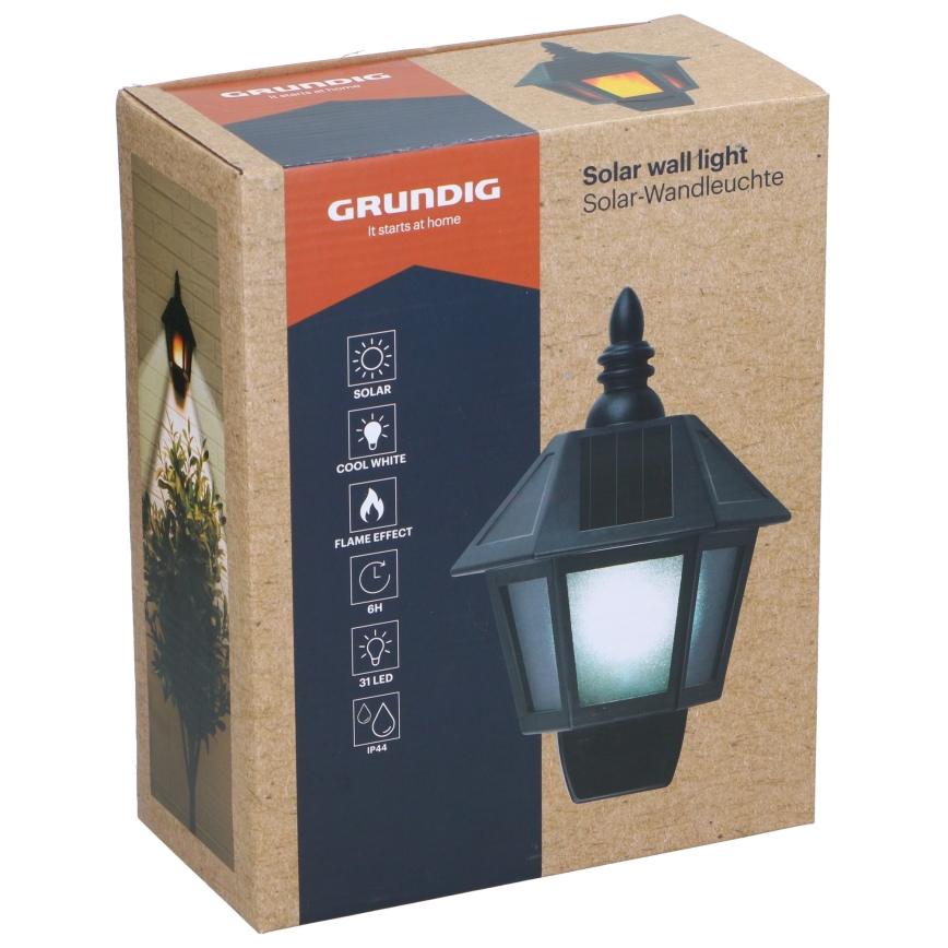 Grundig - Iluminação de parede solar LED LED/1,2V IP44