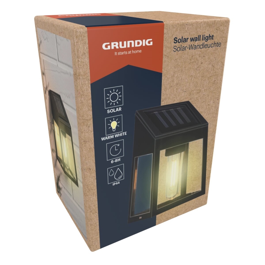 Grundig - Iluminação de parede solar LED LED/1,2V IP44