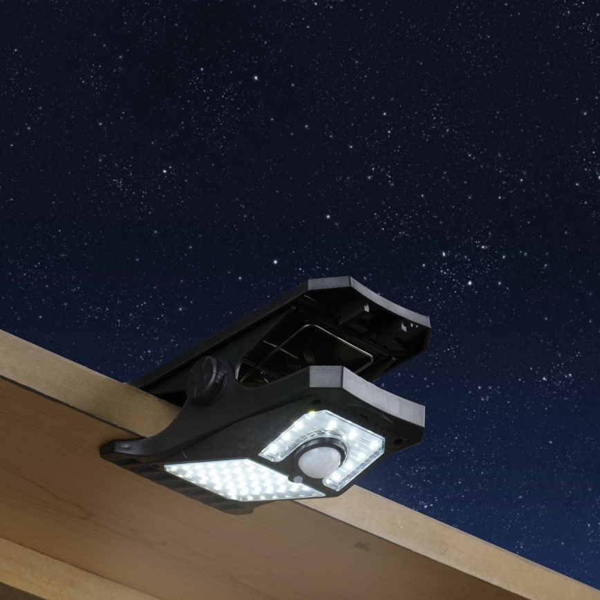 Grundig - Iluminação solar LED com sensor CLIP-ON LED/9W/3,7V IP44