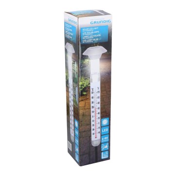 Grundig - Termómetro solar LED 1xAA