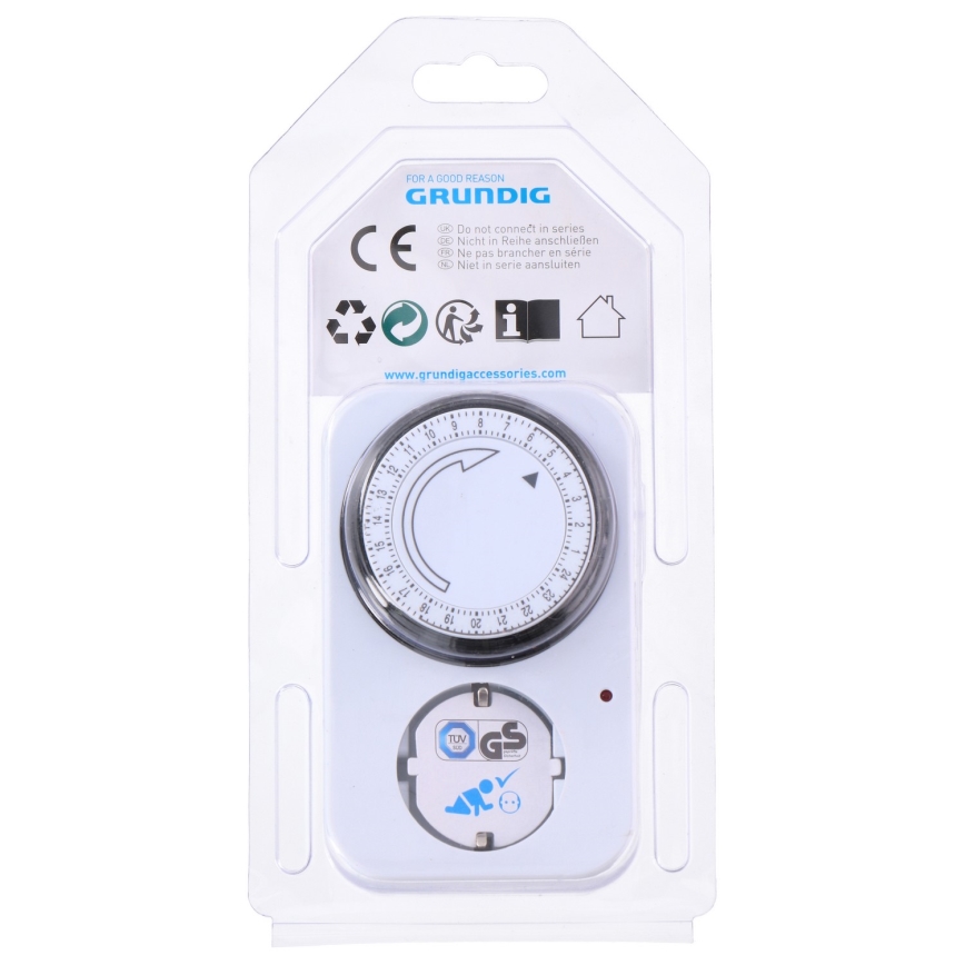Grundig - Tomada com temporizador 3500W/230V