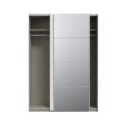 Guarda-roupa com espelho KARO 150x210 cm branco